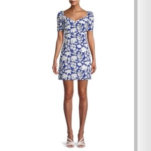 Sam Edleman Puff Sleeve Floral Dress, Sz 10